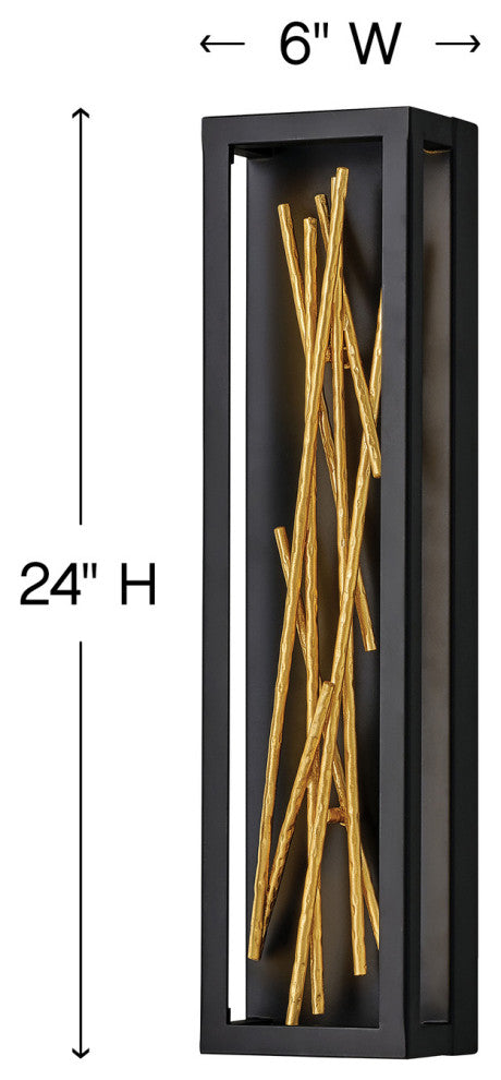 Fredrick Ramond Styx Large Led Sconce, Black*