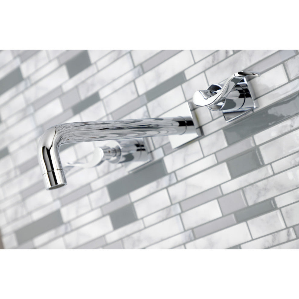 KS6021DFL Wall Mount Tub Faucet, Polished Chrome