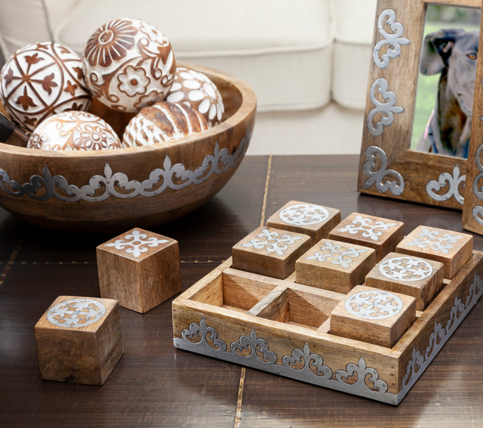 Mango Wood With Metal Inlay Heritage Frame