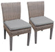 Florence Rectangular Patio Dining Table With 6 No Arm Chairs Spa