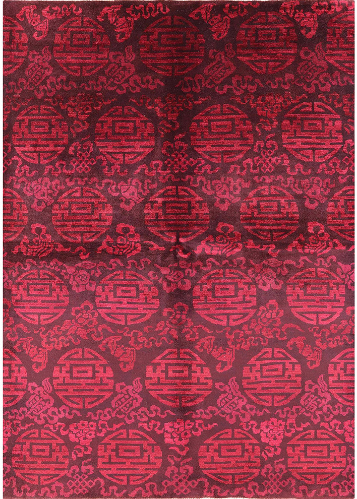 Ahgly Company Indoor Rectangle Mid-Century Modern Area Rugs, 5' x 8'