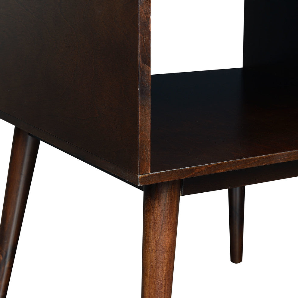 Picket House Furnishings Morgan Mid-Century End Table, Espresso