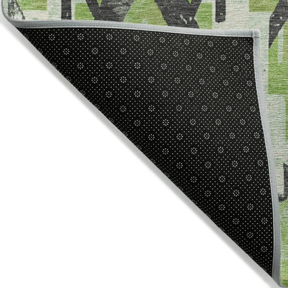 Machine Washable Indoor/Outdoor Chantille ACN1878 Aloe 2'6" x 3'10" Rug