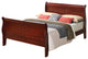 Mankas Bed, Cherry, Queen