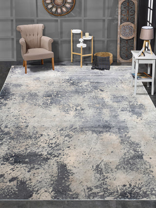 Noori Rug High-Low Isabelle Silver/Charcoal Rug