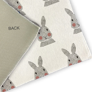 5' x 7' Bunny Fluffle Easter Chenille Indoor/Outdoor Rug