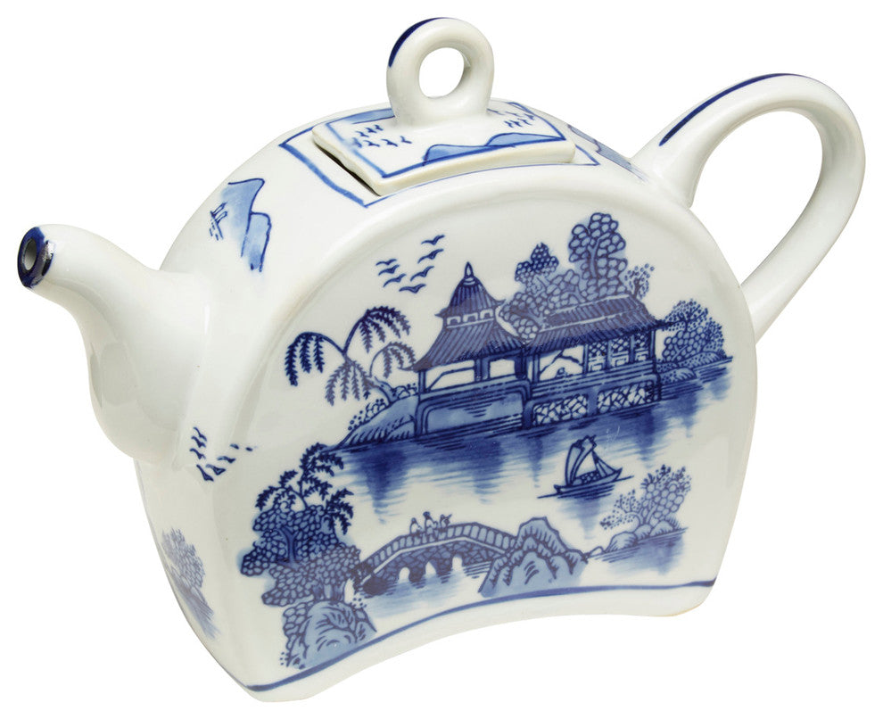 Blue and White Teapot