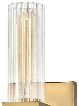 Hinkley Xander Medium Single Light Vanity, Heritage Brass