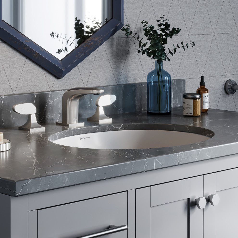 Monaco 18" Oval Under-Mount Bathroom Sink
