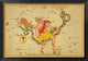 Taurus Poniatowski, Serpentarius, Scutum Sobiesky, And Serpens, 1825, 40"x28"