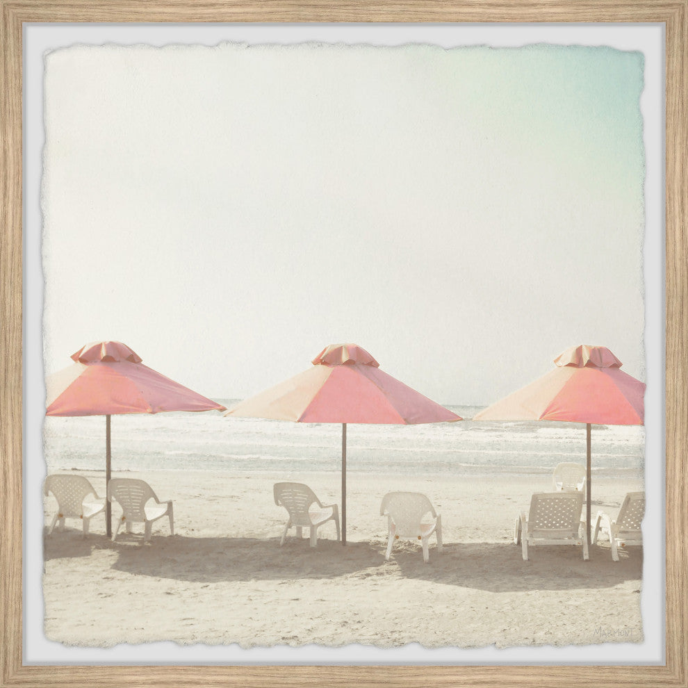 "Vacation Mode Activated" Framed Painting Print, 24x24
