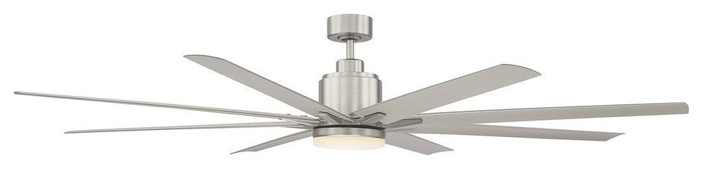 Savoy 72-5045-8SV-SN, Bluffton 72" 8 Blade Ceiling Fan