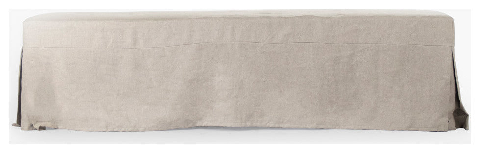 Sadie Bench, Natural Linen