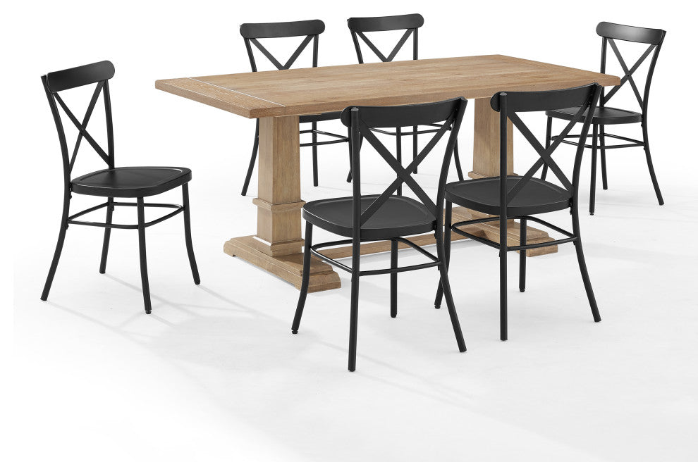 Joanna 7Pc Dining Set WithCamille Chairs