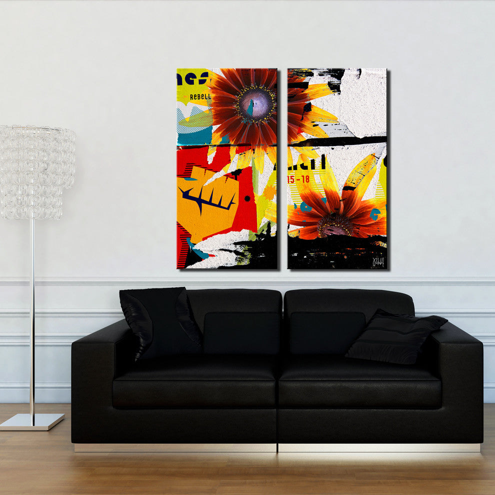 Painted Petals LXVI Canvas Art, 2-Piece Set