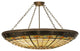 38 Wide Fleur-de-Lite Semi-Flushmount