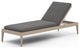 Sherwood Outdoor Chaise Lounge-Bwn/Chrcl