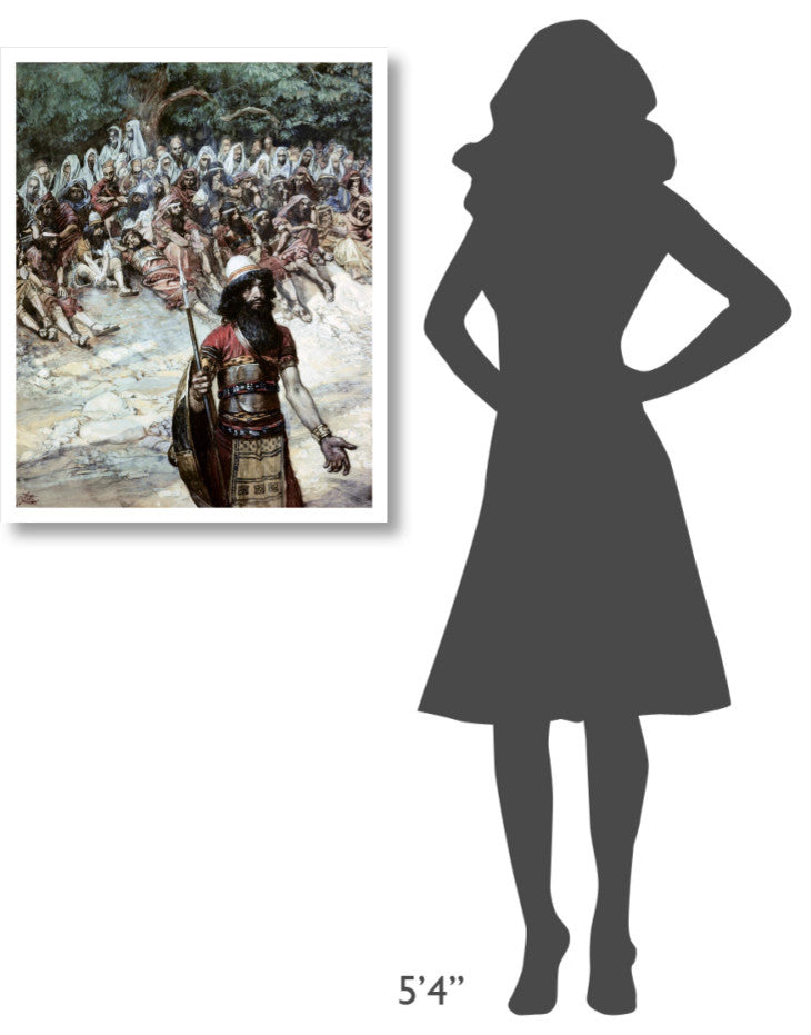"Gideon Asks For Bread From The Men of Succoth" Print by James Tissot, 26"x32"