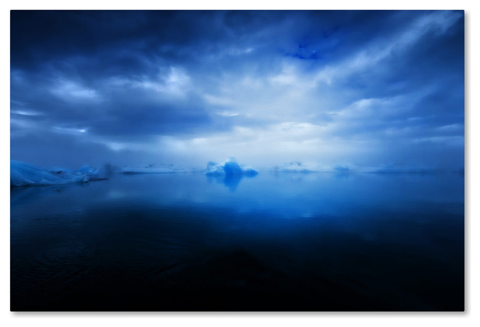 Philippe Sainte-Laudy 'Blue Ice' Canvas Art