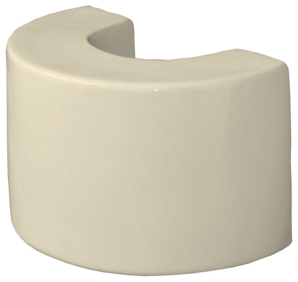 Bathroom Pedestal Sink Extender Booster 8" H Biscuit Ceramic |