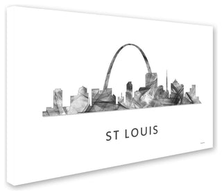 Marlene Watson 'St Louis Missouri Skyline' Canvas Art, 47x30