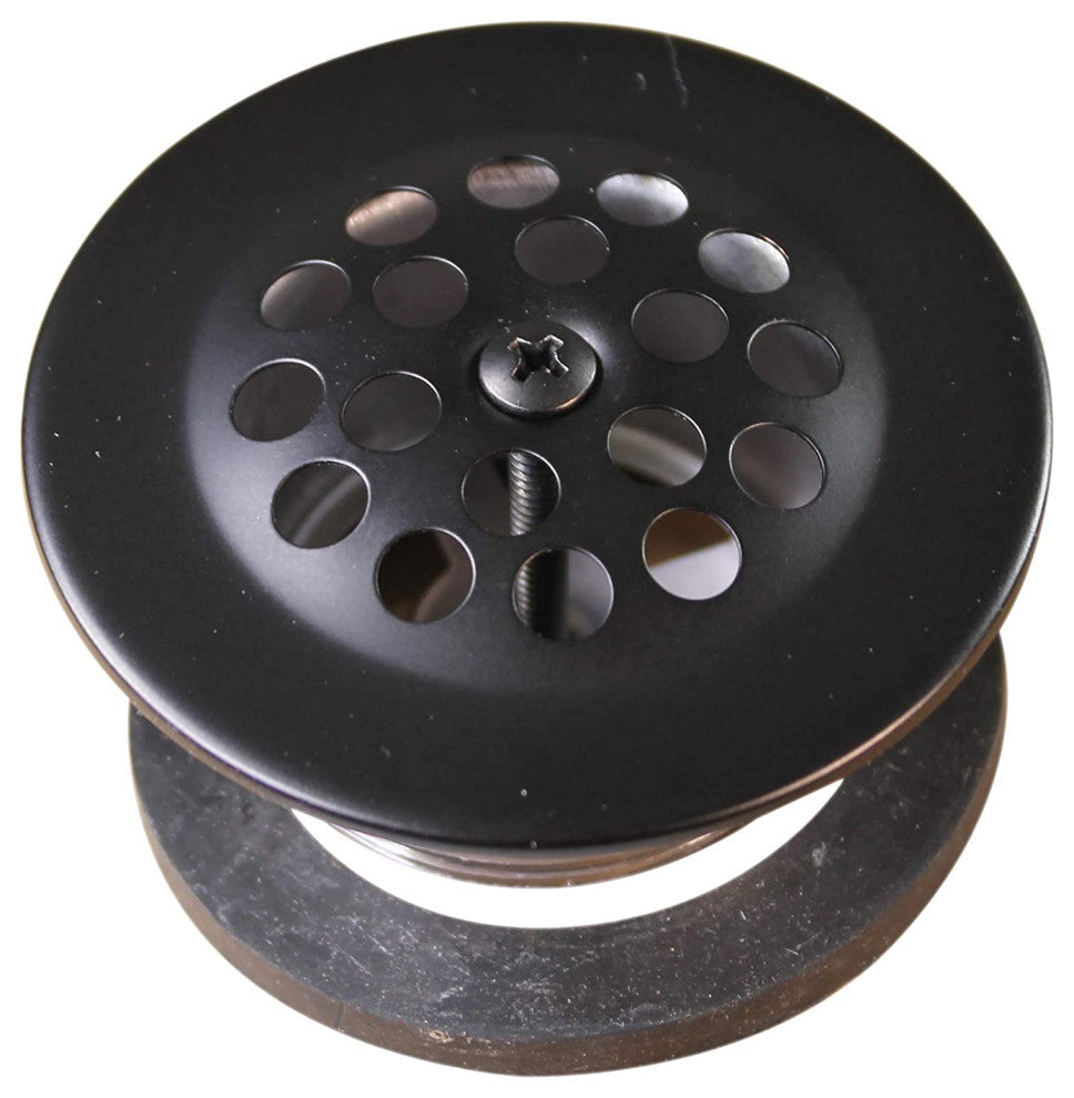 White 1.5" Tubular Trip Lever Bath Waste In Oil Rubbed Bronze, Oil Rubbed Bronze