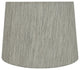 Aspen Creative 32951 Hardback Empire Spider Lamp Shade in Light Grey 12"x14"x10"
