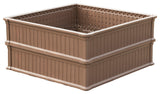 Modern Home Raised Garden Bed Kit - Stackable Modular Flower/Planter Kit (4'x4'