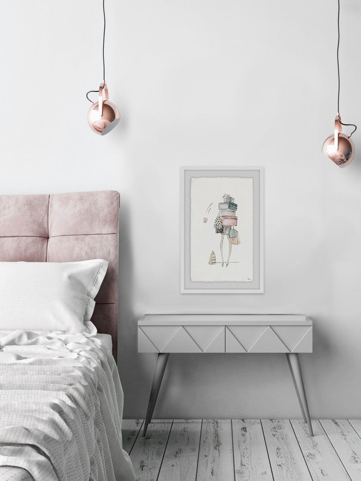 "Adventures Feels" Framed Painting Print, 20"x30"
