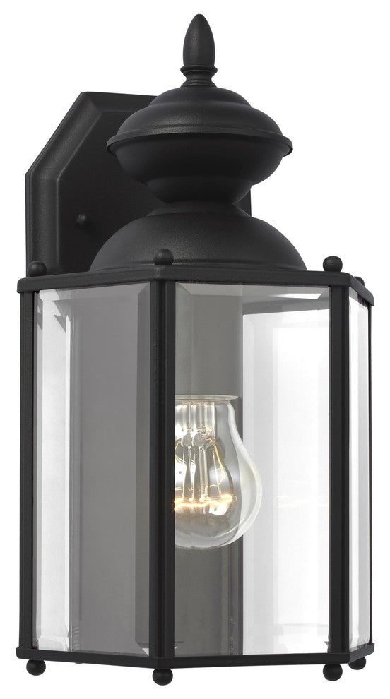 Generation Lighting Lighting 1-Light Outdoor Lantern, Black