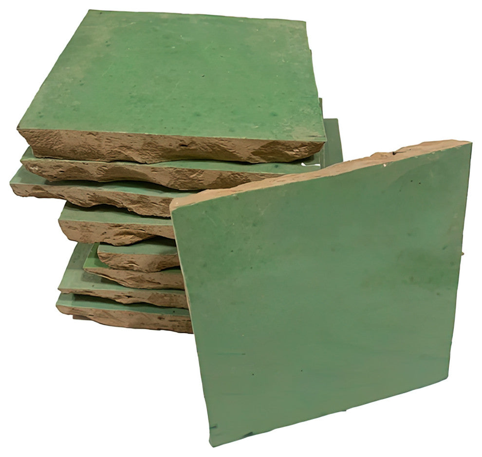 Moroccan Zellige Mosaic 4x4  in Sage Green