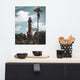 Jupiter Lighthouse Colorized Coastal Landscape Photo Unframed Wall Art Print, 16" X 20"