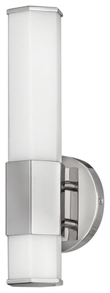 Facet Bath Light, Polished Nickel