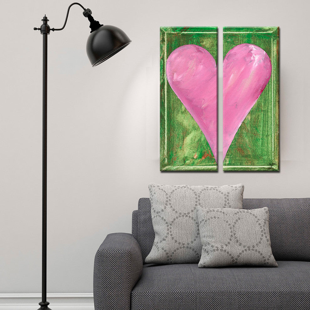 Heartwork "Kendall" 2-Piece Canvas Art Set, 40"x16"