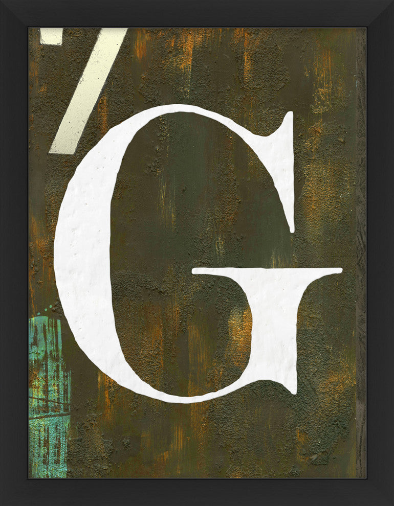 Alphabet "G", Giclee Reproduction Artwork