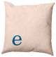 20"x20" Modern Monogram Decorative Throw Pillow, Autumn Blue