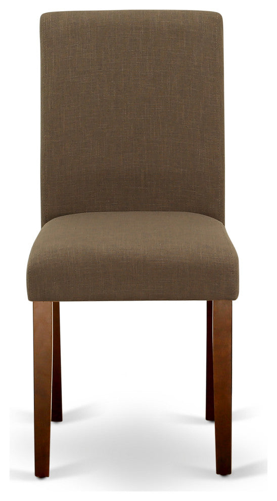 5 Pc Dining Set, Mahogany Breakfast Table, 4 Coffee Chairs