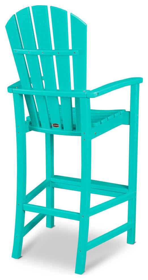 Polywood Palm Coast Bar Chair, Aruba