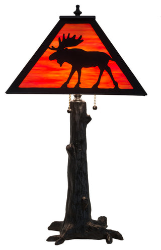 24H Lone Moose Table Lamp