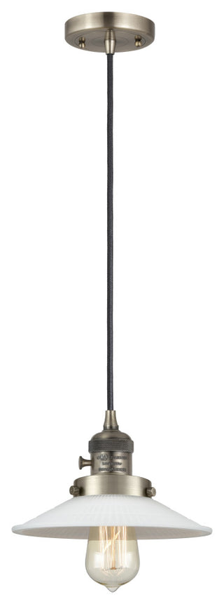 Innovations 201CSW-AB-G1 1 Light Mini Pendant, Switch, Antique Brass