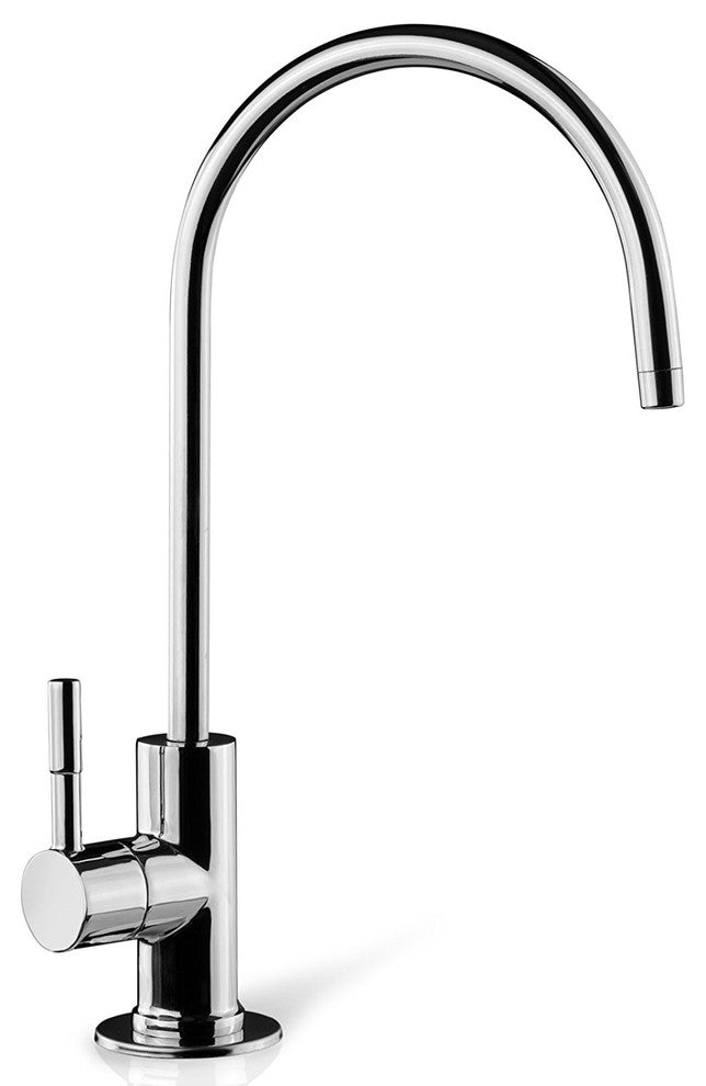 Lead-Free Heavy Duty Solid Brass Drinking Water Filter Faucet, Luxury Chrome