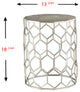 Stephany Metal Accent Table