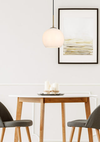 Elegant Lighting LD2213 Baxter 10"W Pendant - Satin Gold