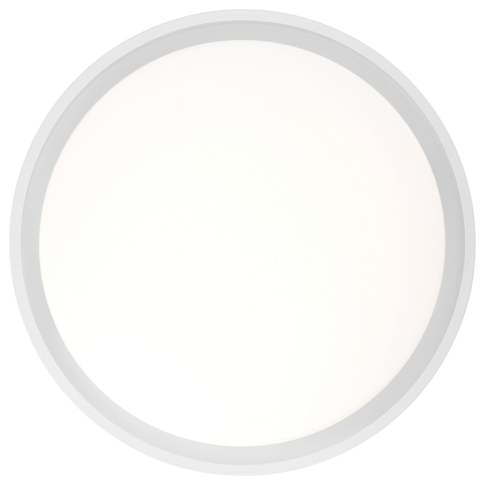 Access Lighting 49992LEDD/ACR Lucia 22"W LED Flush Mount Drum - White
