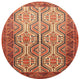 Ahgly Company Indoor Round Traditional Area Rugs, 4' Round