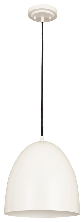 Zlite 6012P12-SWH 1-Light Pendant, Satin White