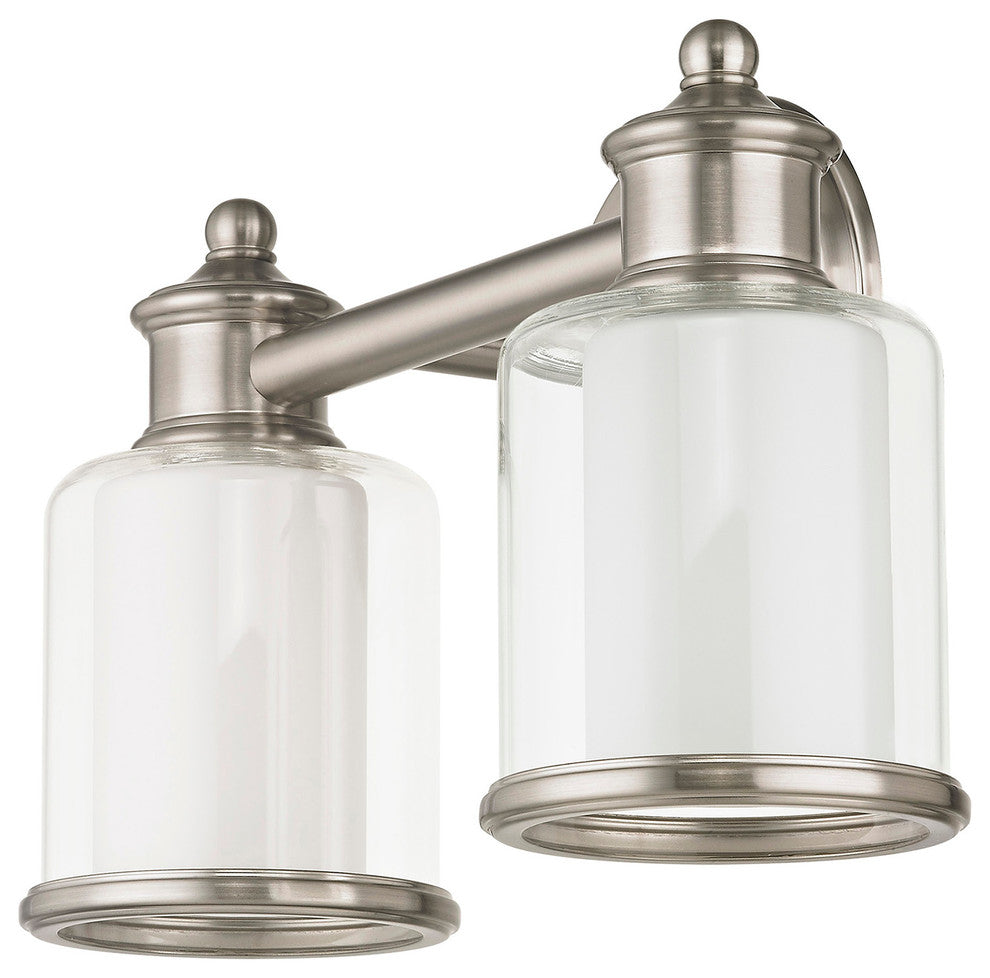 Middlebush 2-Light Bath Vanity, Brushed Nickel