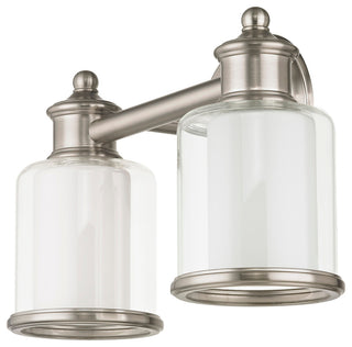 Middlebush 2-Light Bath Vanity, Brushed Nickel