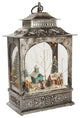 15" Battery-Operated LED Musical Christmas Village Lantern