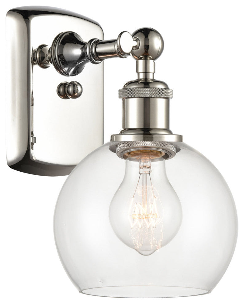 Innovations 516-1W-PN-G122-6 1 Light 6" Sconce, Polished Nickel